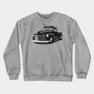 1948 Black Chevy Pickup Truck Crewneck Sweatshirt